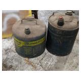 Lot of (2) Vintage Oil / Gas Cans