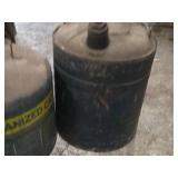Lot of (2) Vintage Oil / Gas Cans