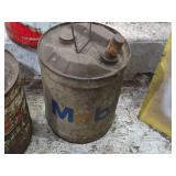 Lot of (3) Vintage Oil / Gas Cans