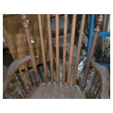 Vintage 40" Wooden Rocking Chair