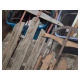 Lot of (2) Vintage Snow Sleds