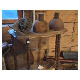 Lot of (1 Table Full) Vintage Tools - Original Corn Husker, Speed Drill, Scraper, Bolt Cutters and more