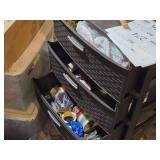 Lot of (9 Boxes / Tubs) Silks