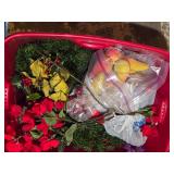 Lot of (9 Boxes / Tubs) Silks