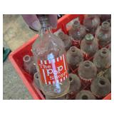 Lot of (1 Case of 24) Vintage The Pop Shoppe Pop Bottles with Crate