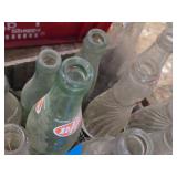 Lot of (1 Case) Vintage Soda Pop Bottles - RC Cola, Mission, Dr. Pepper, Nehi