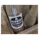 Lot of (1 Case) Vintage Soda Pop Bottles - RC Cola, Mission, Dr. Pepper, Nehi