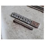 Lot of (2) Vintage 1968-1972 Chevrolet Cheyenne 20 Super 350 Fenders - Driver Side and Passenger Side