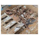 Vintage Planter Parts, Heater, Coffee Grinder, Cream Separator, Well Pump Part