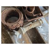 Vintage Planter Parts, Heater, Coffee Grinder, Cream Separator, Well Pump Part