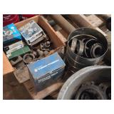 Lot of (1 Pallet) Automotive Parts - Wheel Hubs, Half Shafts, Shifter, Bearings, Misc. Parts (Mopar, Dana 44, Ford 4x4)