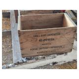 Vintage Wooden Ammo Box