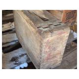 Vintage Wooden Ammo Box