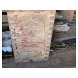 Vintage Wooden Ammo Box