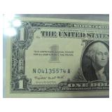 1957 A ONE DOLLAR SILVER CERTFICATE NOTE