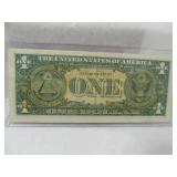 1957 A ONE DOLLAR SILVER CERTFICATE NOTE