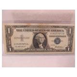 1957 ONE DOLLAR SILVER CERTFICATE NOTE
