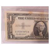 1957 ONE DOLLAR SILVER CERTFICATE NOTE