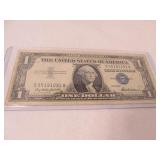 1957 ONE DOLLAR SILVER CERTFICATE NOTE