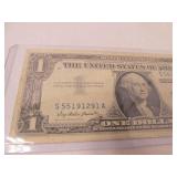 1957 ONE DOLLAR SILVER CERTFICATE NOTE
