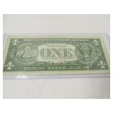 1957 ONE DOLLAR SILVER CERTFICATE NOTE