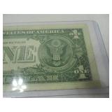 1957 ONE DOLLAR SILVER CERTFICATE NOTE