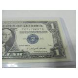 ONE DOLLAR SILVER CERTFICATE NOTE