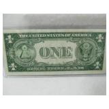 ONE DOLLAR SILVER CERTIFICATE NOTE