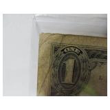 ONE DOLLAR SILVER CERTIFICATE NOTE