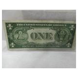 ONE DOLLAR SILVER CERTIFICATE NOTE