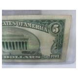 FIVE DOLLAR RED SEAL NOTE