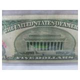 FIVE DOLLAR RED SEAL NOTE