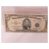 FIVE DOLLAR SILVER CERTIFICATE