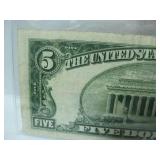 FIVE DOLLAR SILVER CERTIFICATE