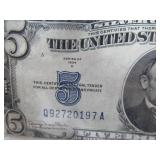 FIVE DOLLAR SILVER CERTIFACATE NOTE