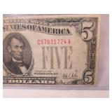 FIVE DOLLAR RED SEAL NOTE