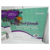 Calligraphy Sets and Wooden Panel Canvas