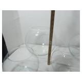 Various Size Bubble Glass Bowls