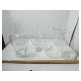 Various Glass Vases