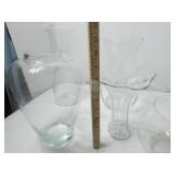 Various Glass Vases