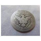 BARBER SILVER HALF DOLLAR