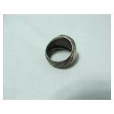 STERLING SILVER NAVY RING