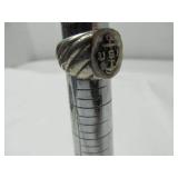 STERLING SILVER NAVY RING