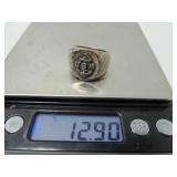 STERLING SILVER NAVY RING