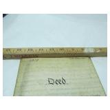 ANTIQUE DEED