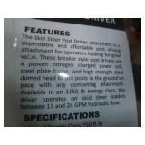 Wolverine Hydraulic Post Driver