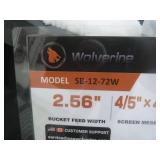 Wolverine Skid Steer Screening Bucket 72"