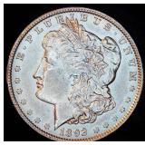 AU 1892 P Morgan Dollar, Near Full Breast, Better Date, Original Surfaces