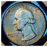 AU+ 1963 D Washington Quarter, Reverse Doubling