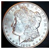 Uncirculated 1902 O Morgan Dollar, Original Surfaces w/near Full Luster